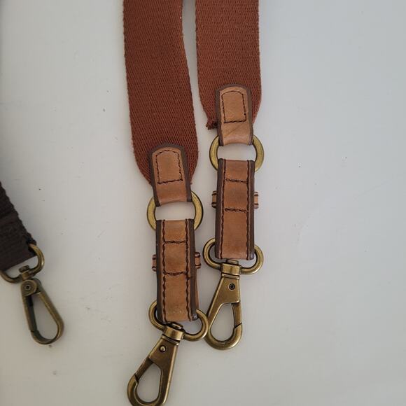 Unbranded Replacement Straps Lot Of 3 Shoulder Crossbody Bag Brown Pink Nylon - Picture 2 of 4